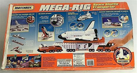 Hot Wheels Mega Rig Space Shuttle Transporter 1992 Complete 2107093313