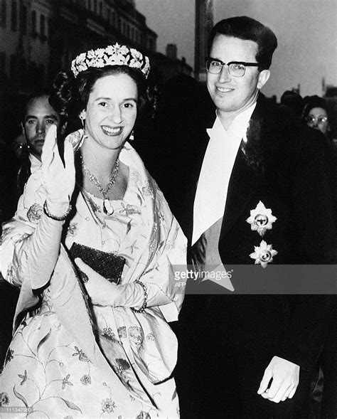 Queen Fabiola And King Baudouin Of Belgium Arrive At The Belgium Spanish Wedding Ts
