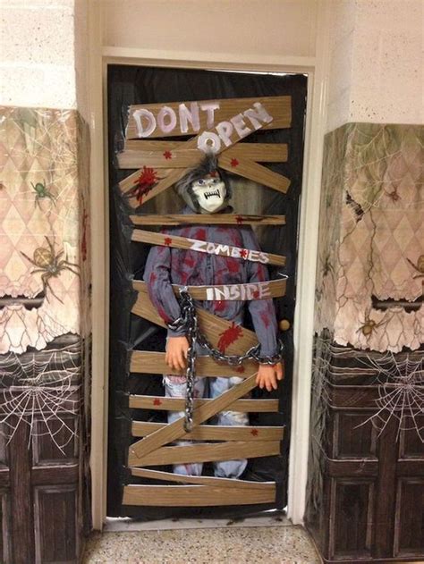 Awesome 25 Best Halloween Door Decorations For 2018 Worldecor
