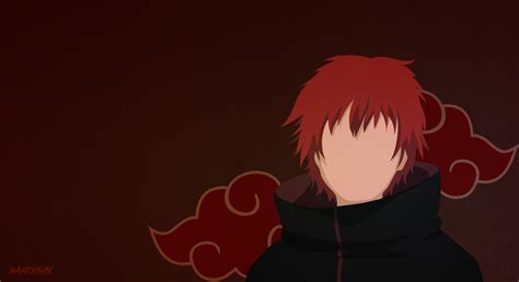 Naruto Shippuden Sasori Minimalist Wallpaper By Sazarai Anime