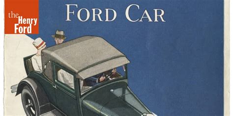 Sales Brochure The Story Of The New Ford Car Ford Motor Company