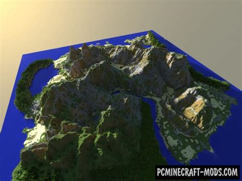 Ultra Realistic Minecraft Terrain Map For Minecraft 115 1144 Pc