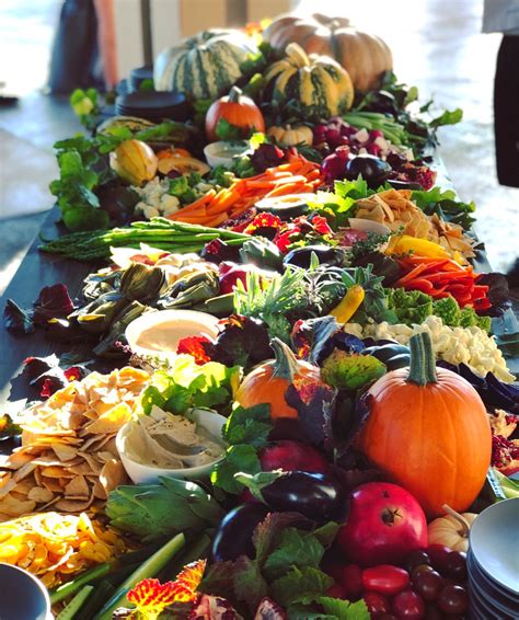 Fall Harvest Crudité Table | Fall harvest, Harvest ...