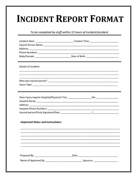 free incident report templates excel pdf formats hot sex picture