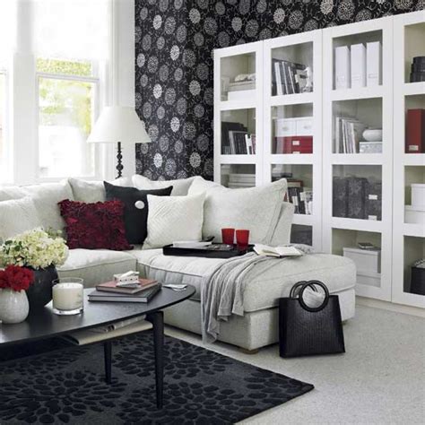 21 Black And White Traditional Living Rooms Digsdigs