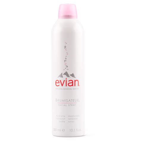 Use it as a setting spray. Evian Mineral Water Facial Spray 10 oz. | Beautylish
