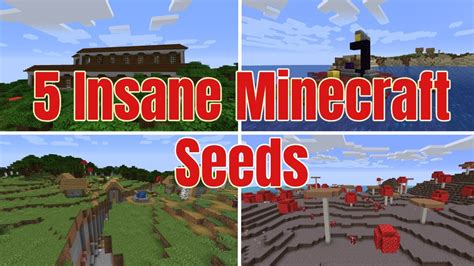 5 Good Minecraft Seeds For 116 Java Youtube
