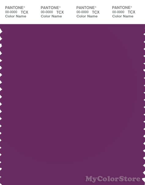 Pantone Smart 19 3230 Tcx Color Swatch Card Grape Juice Polycolors