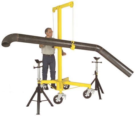 Mechanical And Plumbing Pipe Dollies And Lifts Fabmate Hoist