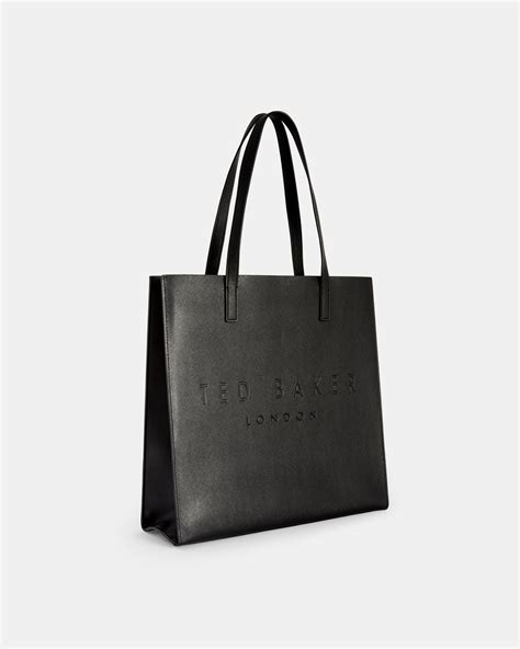 Large Crosshatch Icon Bag Black Mixed Pricing Product Ted Baker