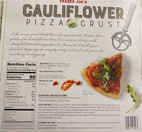 Review Trader Joes Cauliflower Pizza Crust — Elisa Eats A Pizza