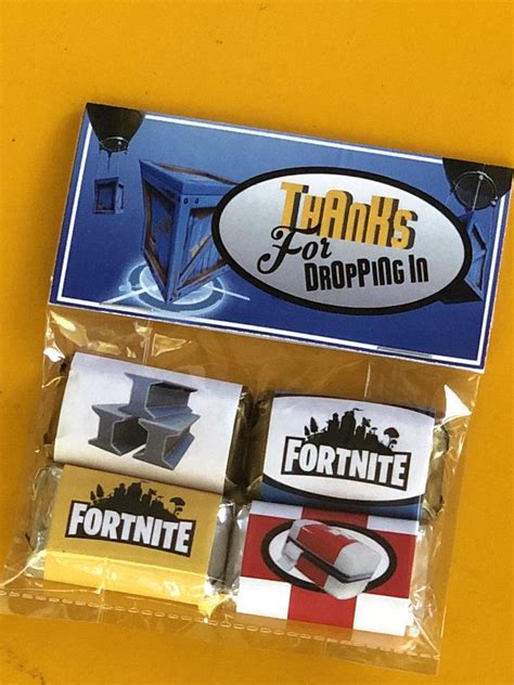 Supply Drop Fortnite Inspired Favor Tags Just Print And Cut Each Page Printed Will Yield 4 4