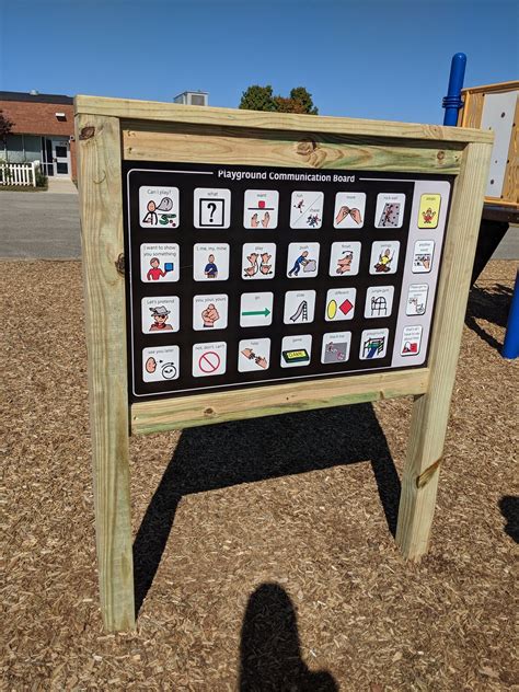 Pcs Playground Sign Communication Board Teaching Kids To Write