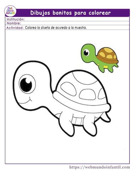 Dibujos Bonitos Para Colorear Web Mundo Infantil