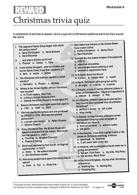 One of the famous subject among the woman is dinner, recipe, various dishes. A christmastrivia quiz