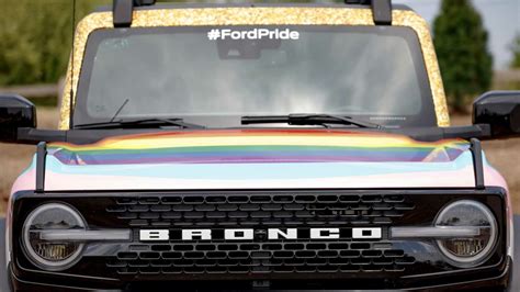 Ford Celebrates Pride Month With A Special Bronco Carscoops