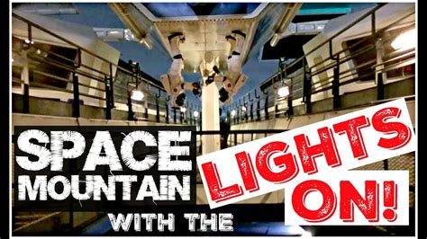 Space Mountain With Lights On Youtube