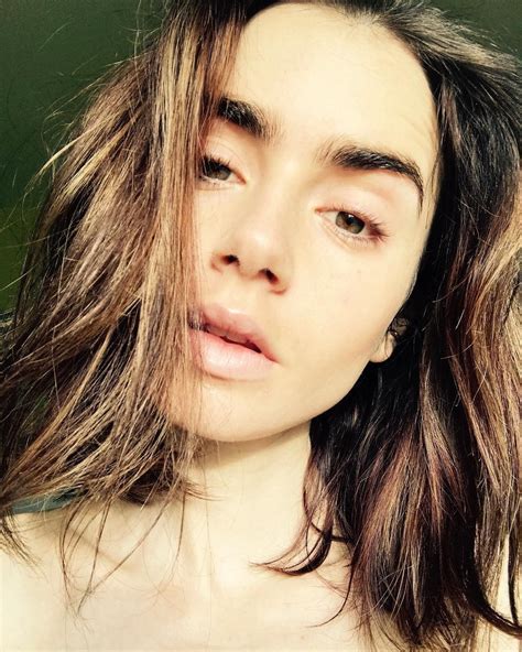 Lily Collins Just Took The Ultimate Makeup Free Selfie