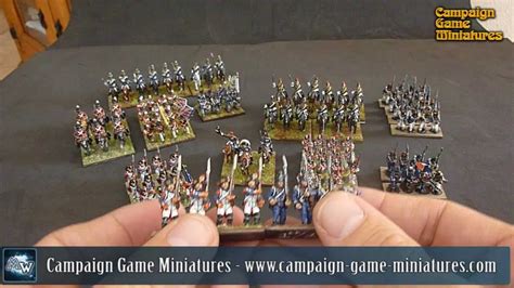 Campaign Game Miniatures Miniaturas Napoleonicas En 15mm Youtube