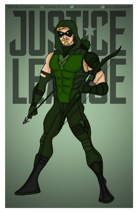 Justice League Green Arrow Redesign Redux By Femmes Fatales On Deviantart
