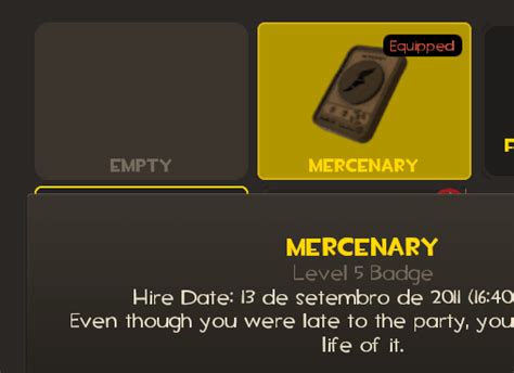 My 2011 Mercenary Badge Still A F2p Rtf2