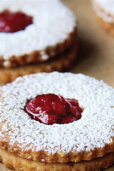 I turn them into peanut butter and jelly cookies by subbing half of the butter for peanut butter and i use blackberry or boysenberry jelly. Linzer Cookies | Recipe | Cookie recipes, Linzer cookies ...