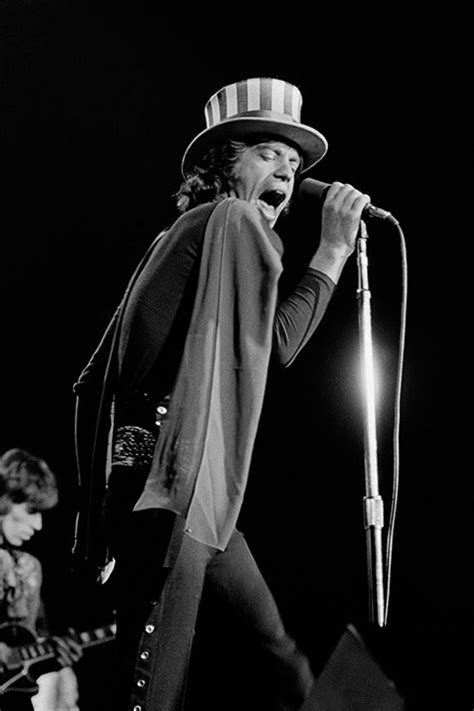 Mick Jagger Sings At The Oakland Coliseum Arena November 1969