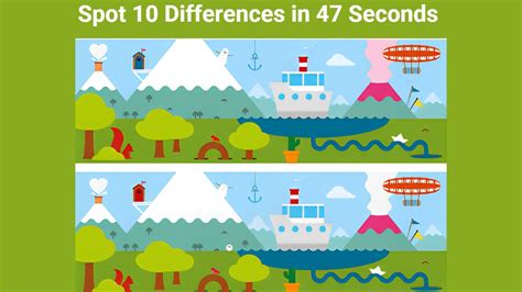 Spot The Difference Can You Spot 10 Differences In 47 Seconds
