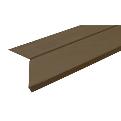Amerimax 2 In X 10 Ft Brown Galvanized Steel Drip Edge In The Drip