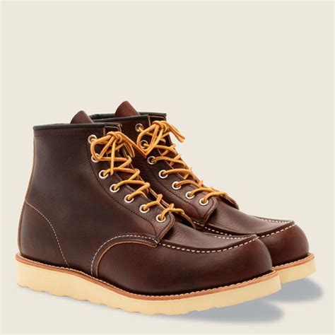 Red Wing Shoes 8138 Mens 6 Moc Toe Boot Briar Oil