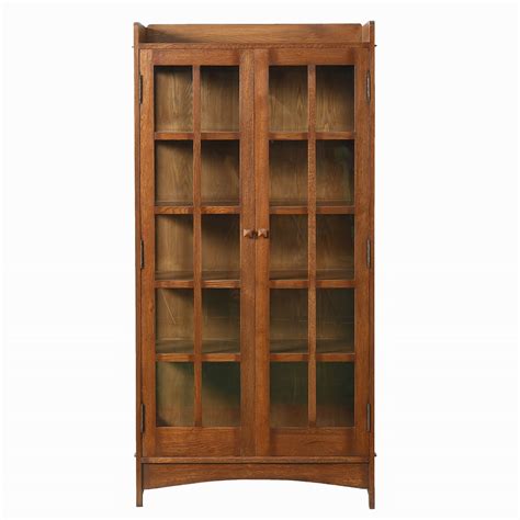 Mission Style Solid Wood Bookcases Mission Bookshelf — Crafters And
