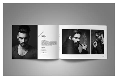 A Photography Portfolio Template On Yellow Images Creative Store