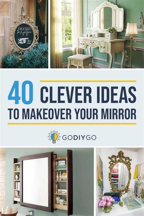 40 Clever Ideas To Makeover Your Mirror ~ Godiygocom