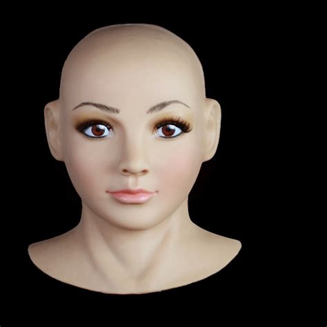 Sf 4 Fixed With Zipper Halloween Female Full Head Mask Crossdresser Adult Makeup Trandgender