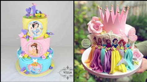 Top 10 Amazing Disney Princess Birthday Cake Ideas For Baby Girl