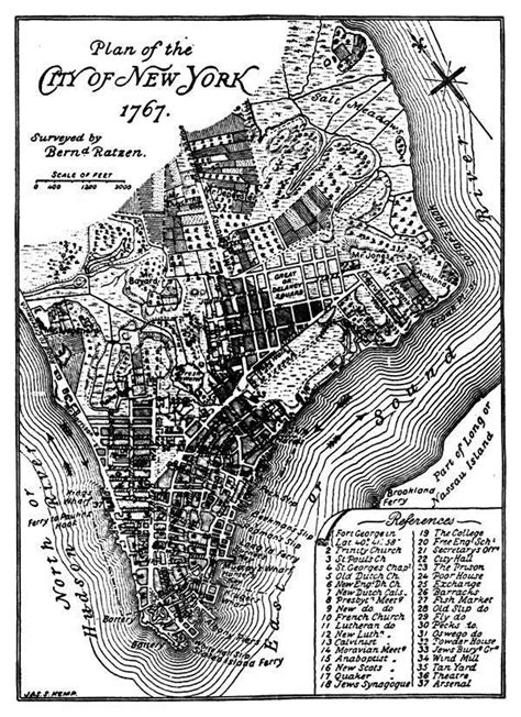 Simon Borenstein ‎old Images Of New York Group Year 1767 Colonial New