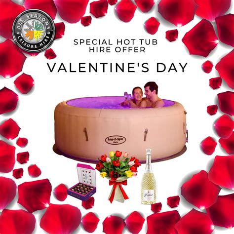 6 Seater Valentines Hot Tub Hire Package All Seasons Leisure Hire