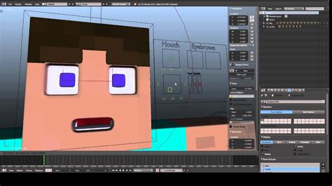 Minecraft Blender Rig Overview And Tutorial Youtube
