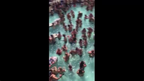Crowd Of People Bunched Up Together In Pool Party In Missouri Wciv