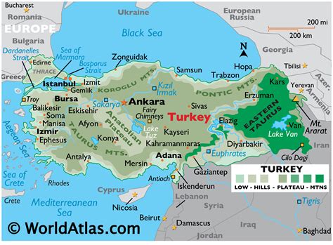 Turkey Map Geography Of Turkey Map Of Turkey Worldatlas