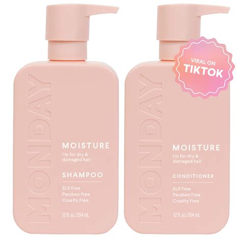 MONDAY Haircare Moisture Shampoo Conditioner Set