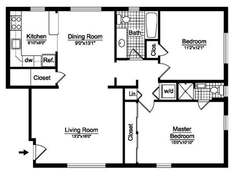 The best 2 bedroom house plans. 2 Bedroom House Plans Free | Two Bedroom | Floor Plans ...