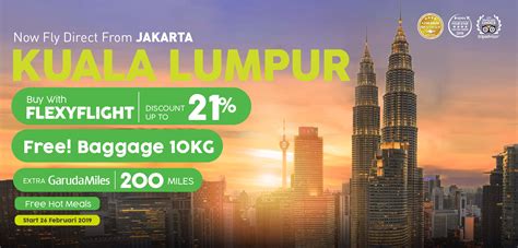 International or holiday flights may need to be purchased even further in advance. Now Citilink Fly to/from Jakarta - Kuala Lumpur