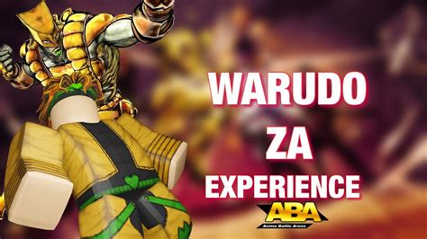 Za Warudo The Dio Brando Experience Anime Battle Arena Youtube