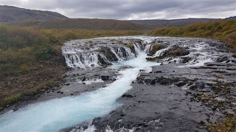 Bruarfoss Iceland The Best Kept Secret Blue Waterfall Men Do