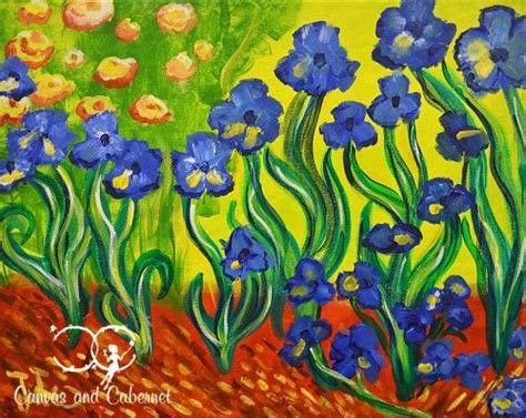 Easy Vincent Van Gogh Paintings Flowers Painting Inspired