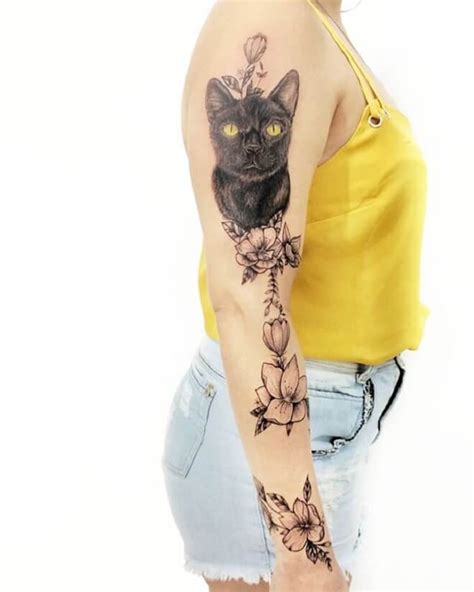 Top 30 Black Cat Tattoos Amazing Black Cat Tattoo Designs And Ideas
