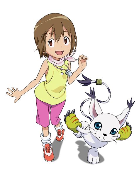 Yagami Hikari And Tailmon Digimon And 1 More Drawn By Utsuki Danbooru