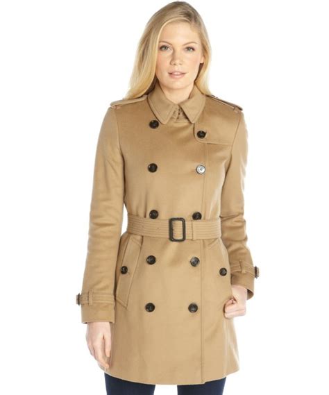 Burberry vintage camel wool long classy coat m great condition. Lyst - Burberry Camel Wool and Cashmere Double Breasted ...
