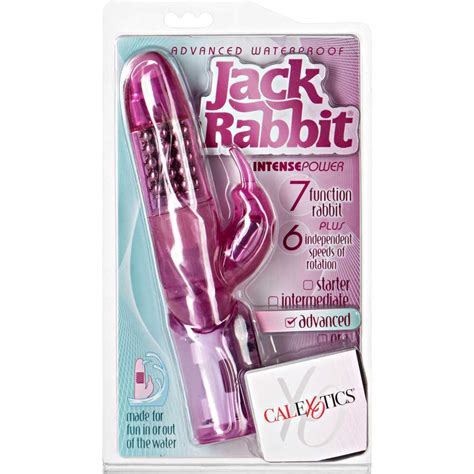 Calexotics Advanced Waterproof Jack Rabbit Vibe With Floating Beads 95 Pink